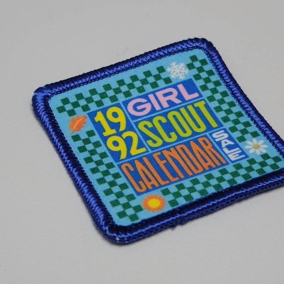 VTG Iron On Patch 1992 Girl Scouts Early 90s - Picture 2 of 6